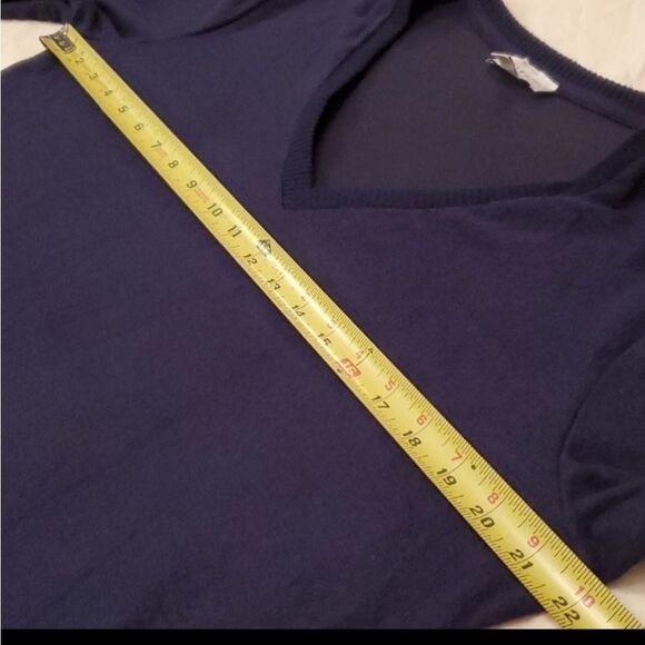 LUCKY BRAND V NECK LIGHTWEIGHT SOFT BLUE LONG SLEEVE MEN'S SWEATER medium M - Picture 2 of 7